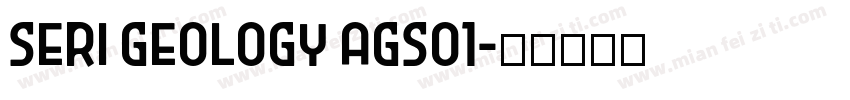 SERI Geology AGSO1字体转换